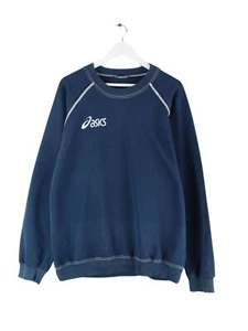 Asics 90s Vintage Print Sweater Azul XL Hombre - Imagen 1 de 4