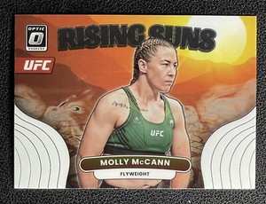 2023 Panini UFC Donruss Optic Molly McCann RC Rookie Rising Suns # 14 Flyweight*