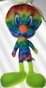 Warner Bros Looney Tunes Tweety Bird Plush Tie Dye 13" Stuffed Animal Toy GUC - Picture 1 of 3