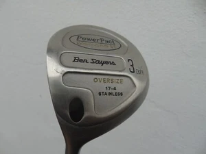 BEN SAYERS POWERPACT 3 WOOD LEFT HAND STEEL SHAFT GOLF CLUB - Picture 1 of 5