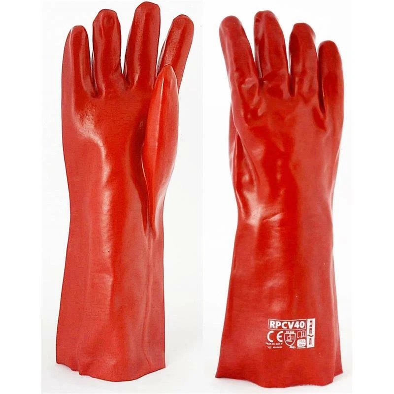PVC Arbeitshandschuhe LANGE Handschuhe Gr: 10 Mechanikerhandschuhe - 3 PAAR - Bild 1 von 1