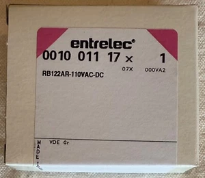 Entrelec 0010 011 17 Interface Relay Module RB122AR-110VAC-DC - Picture 1 of 8