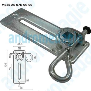 SOPORTE AJUSTABLE CON PIN GALVANIZADO Montaje de motores tubulares - Imagen 1 de 1