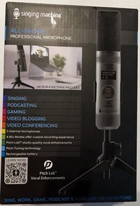 Singing Machine ALL-IN-ONE Professional Microphone SMM2097 Condenser Universal - Picture 1 of 4