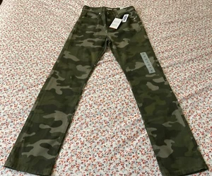 NEW Old Navy Boys Jeans Pants Camouflage Karate Slim Flex Max Built in Size 14 - Picture 1 of 3