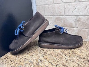 Clarks Originals Men's Desert Trek Dark Brown Suede Size 7 M - Picture 1 of 9