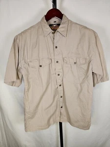 HARLEY DAVIDSON - Embroidered Button Down -Mens Medium- 100% Cotton -Exc. Cond!! - Picture 1 of 8