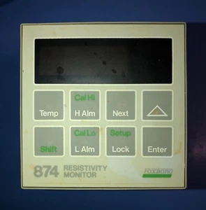 Monitor de control controlador de resistividad Foxboro 874 874RS-AI ST A - Imagen 1 de 9