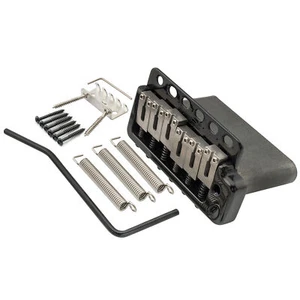 Wilkinson WVP6-SB Black 54mm Guitar Tremolo Bridge Steel Saddles Block For Strat - Picture 1 of 6