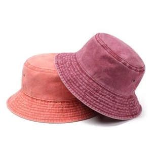 Denim Casual Wide Brim Bucket Hat Fisherman Cap Sun Hat Beach Fishing Cap - Picture 1 of 22