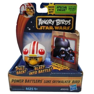 Angry Birds Star Wars Power Battlers giocattolo Luke Skywalker uccellino pull back NUOVO - Foto 1 di 9