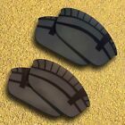 2 Pairs Lenses Replacement For-Oakley Flak Jacket Polarized-Black&Copper Brown