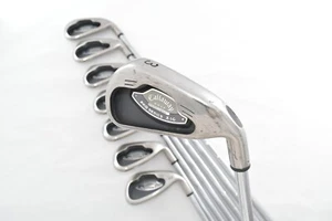 8PCS Callaway STEELHEAD PRO SERIES X-16 Iron Set 3-4-5-6-7-8-9-PW 990GH RH Stiff - Picture 1 of 16
