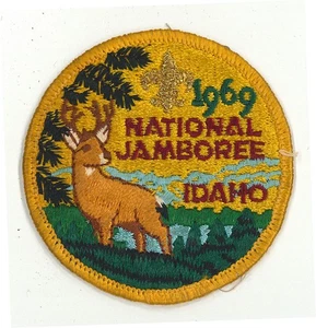 1969 USA BOY SCOUTS OF AMERICA - BSA National Jamboree SCOUT POCKET PATCH - Picture 1 of 2