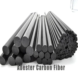 1-10Pcs Carbon Fiber Solid Rod 6 7 8 10mm 12mm 14mm 15mm 16mm 18mm 20mm x L500mm - Picture 1 of 4