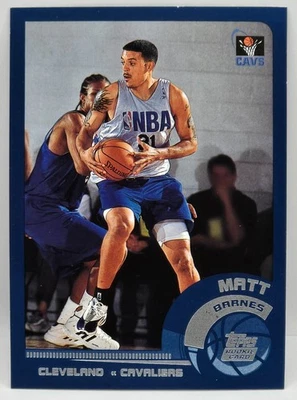 02-03 Topps Matt Barnes 新秀卡(克利夫兰骑士队)#213 — 第 1/2 张图片