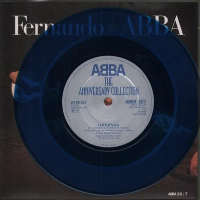 Abba Fernando 7" vinyl UK Epic 1984 Blue vinyl 7" in pic sleeve from Anniversary - Image 1 of 3
