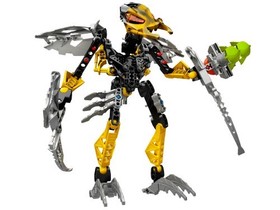 LEGO BIONICLE: Makuta Bitil 8696 100% Complete Mistika 2008 Ghost Blaster Ammo