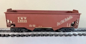 O Gauge L&N 18045 "The Old Reliable" 2 Bay Hopper No Load - No Box FREE SHIPPING - Picture 1 of 11