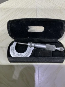 Micrometer Gauge No 961B Moore And Wright Original Case - Imagen 1 de 4