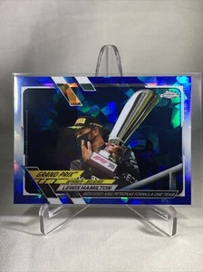 2021 Topps Chrome Sapphire Formula 1 #144 Lewis Hamilton Grand Prix Winners F1 - Picture 1 of 2
