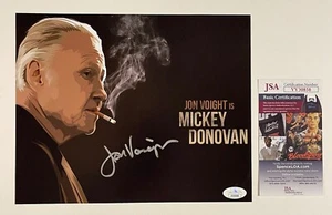 FOTO FIRMADA JON VOIGHT 8X10 MICKEY DONOVAN RAY DONOVAN JSA CERTIFICADO DE AUTENTICIDAD - Imagen 1 de 3