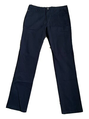 RIPCURL ¡NUEVO CON ETIQUETAS! Pantalones chinos de pierna ajustados elásticos a medida azul marino para hombre talla 32x32 ¡NUEVOS! Foto 1 de 4
