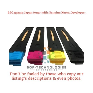 4 Pack Japan Replacement Toner for Xerox Color 550 570 Digital (JAPAN Powder) - Picture 1 of 4