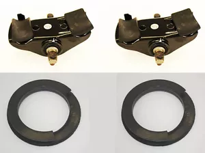 NEW! 1965-1973 Mustang Spring Seat Saddles Coil Spring Perches Insulator Kit 4pc - Picture 1 of 12