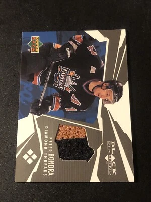 2003-04 Upper Deck Black Diamond Threads Peter Bondra #DT-PB - Image 1 of 2