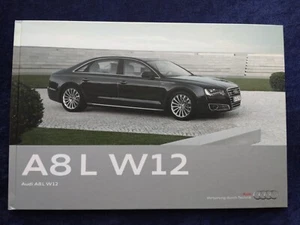 AUDI A8 L W12 Hardcover Prospekt 12.2010 - Picture 1 of 8