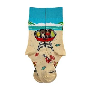 Barbeque Socks from the Sock Panda (Adult Small - Shoe Sizes 2-5) - Picture 1 of 7