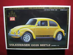 Volkswagen Beetle 1303S Super Driving 1/24 Scale Motorized Model Kit Vintage VW - Picture 1 of 3