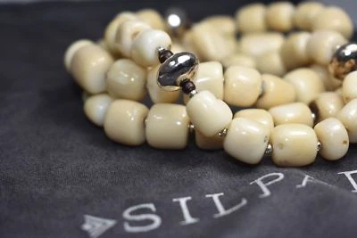 Pulseras elásticas Silpada B1512 bambú coral cantidad 3 en el conjunto!  WOW! Lindo! Foto 1 de 4