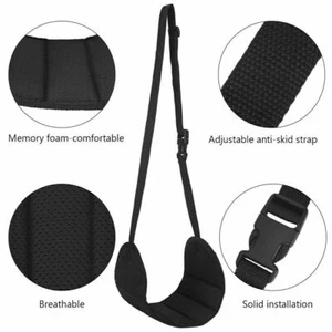 Footrest Portable Adjustable Travel Foot Rest Feet Hammock AirPlane Rakis - Picture 1 of 11