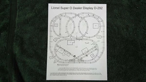 PANTALLA DE DISTRIBUIDOR LIONEL D-292 - 8' x 8' SUPER O DISEÑO FOTOCOPIA DE INSTRUCCIONES - Imagen 1 de 5