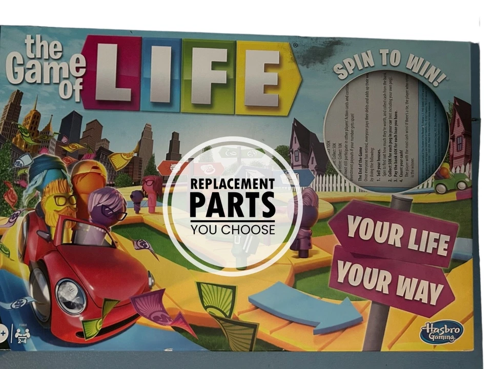 2021 The Game of Life REPLACEMENT PARTS PIECES YOU CHOOSE - Image 1 of 1