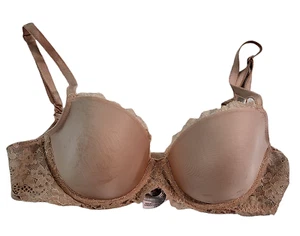 Victoria's Secret BH Gr. 34C Dream Angles gefüttert Halbverschluss hinten hellbraun nude - Bild 1 von 4