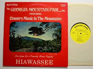 Country Music in the Mountains Georgia Mountain Fair Hiawassee Sounds LP - Picture 1 of 2