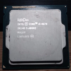 intel I5-4670 CPU, Quad Core 3.4GHZ 6M PROCESSOR CPU LGA1150 processor for PC - Picture 1 of 2