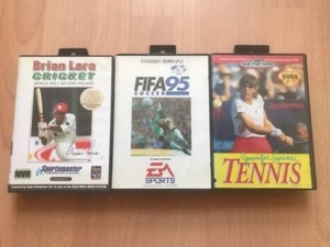 Fifa 95 & Jennifer Capriati Tennis & Brian Lara Cricket Sega Mega Drive Games - Picture 1 of 2