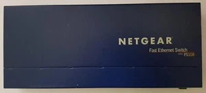 NETGEAR FS108 8-PORT FAST ETHERNET SWITCH AUTO 10/100 MBPS INCLUDING PSU - Picture 1 of 4