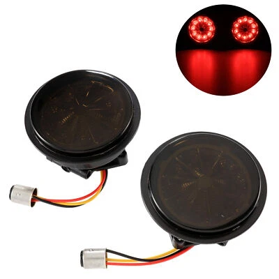 Pair Smoked LED Tail Light Assembly for Can-Am Outlander Renegade Maverick - Image 1 of 4