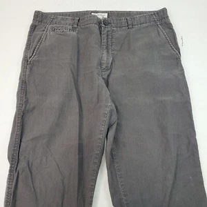 Calvin Klein Men's Brushed Cotton Gray Straight Fit Pant Trouser Size W37 x L30 - Picture 1 of 10