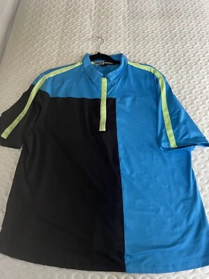 Ladies Jamie Sadock 1/4 Zip Color Block Polo Shirt- Size XL - Image 1 of 4