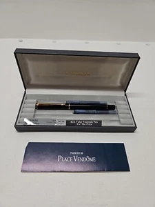 Parker Place Vendome Black Laque Fountain Pen (A2) - Picture 1 of 7