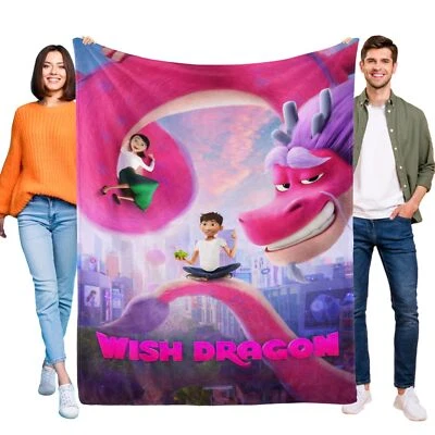 Wish Dragon Super Soft Flannel Throw Blanket for Bed Sofa All Season Gifts - Image 1 of 4