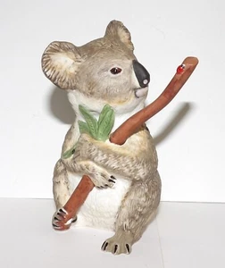 Figura de colección The Franklin Mint KOALA por Eva Dalberg 5" Bear & Ladybug 1983 - Imagen 1 de 8
