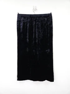 Toast Skirt Size 10 Navy Blue Velvet Velour Midi Elasticated Waist Silk Blend - Picture 1 of 10
