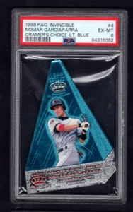 1998 PACIFIC INVINCIBLE CRAMER'S CHOICE LIGHT BLUE #4 NOMAR GARCIAPARRA #/50 PSA - Picture 1 of 2
